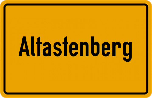 Ortsschild Altastenberg