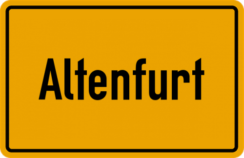 Ortsschild Altenfurt