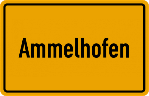 Ortsschild Ammelhofen
