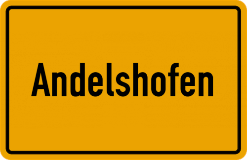 Ortsschild Andelshofen