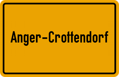 Ortsschild Anger-Crottendorf