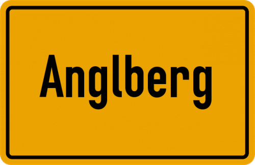 Ortsschild Anglberg