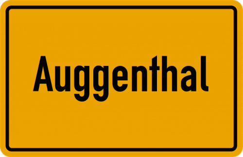 Ortsschild Auggenthal