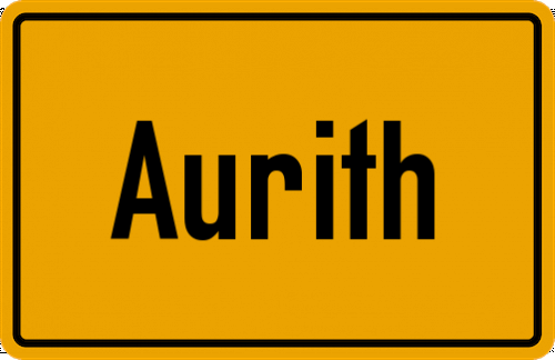 Ortsschild Aurith