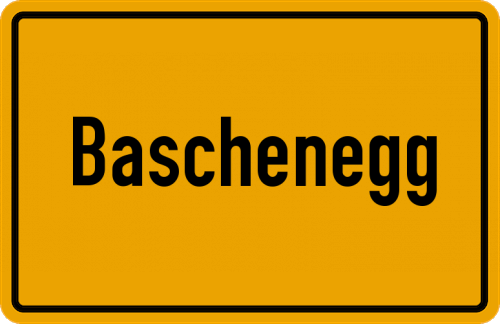 Ortsschild Baschenegg