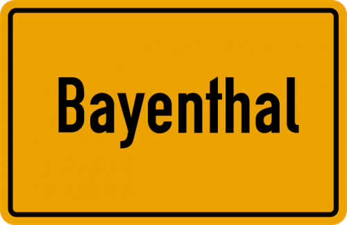 Ortsschild Bayenthal