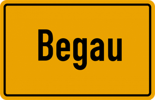 Ortsschild Begau, Siedlung