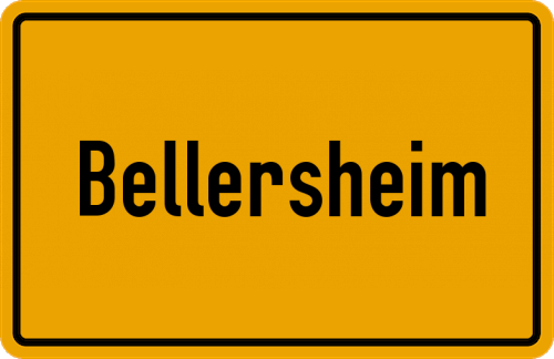 Ortsschild Bellersheim