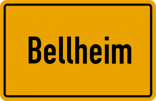 Ortsschild Bellheim