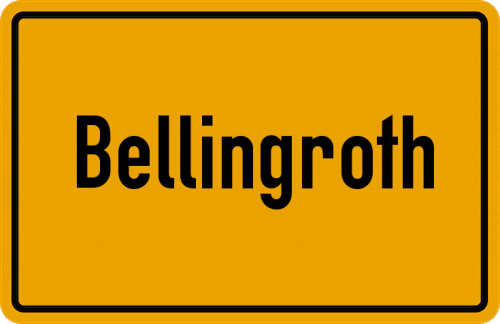Ortsschild Bellingroth