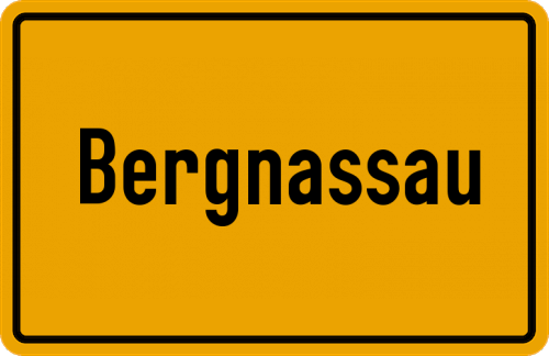 Ortsschild Bergnassau