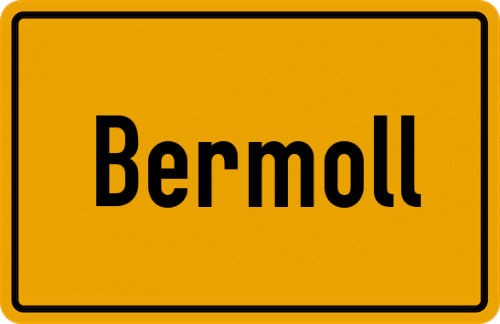Ortsschild Bermoll