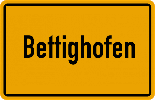 Ortsschild Bettighofen