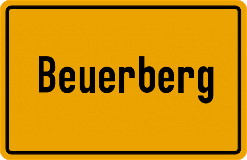 Ortsschild Beuerberg