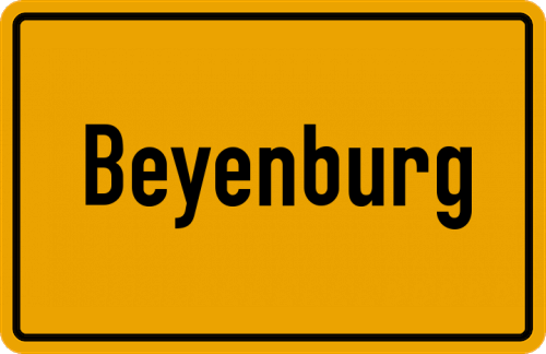 Ortsschild Beyenburg
