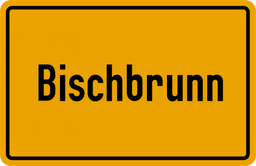 Ortsschild Bischbrunn