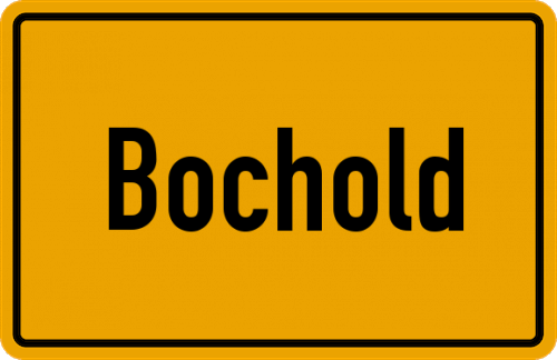 Ortsschild Bochold