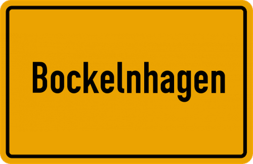 Ortsschild Bockelnhagen