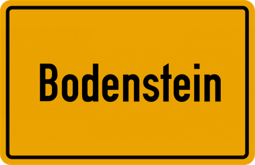 Ortsschild Bodenstein