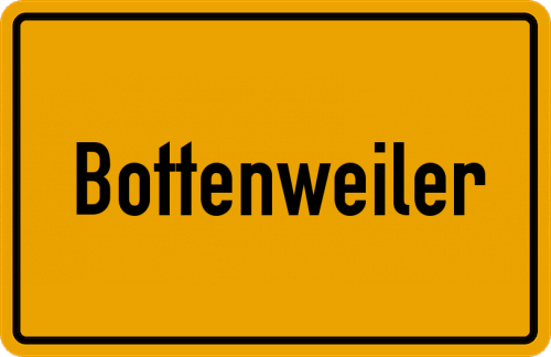 Ortsschild Bottenweiler