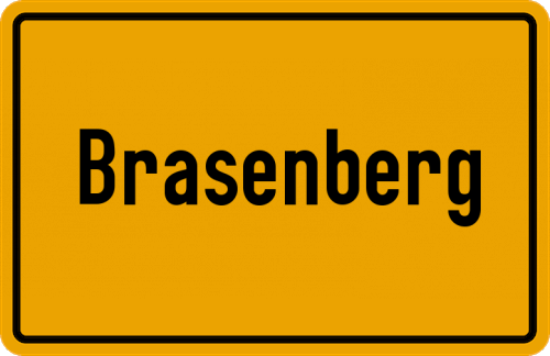 Ortsschild Brasenberg