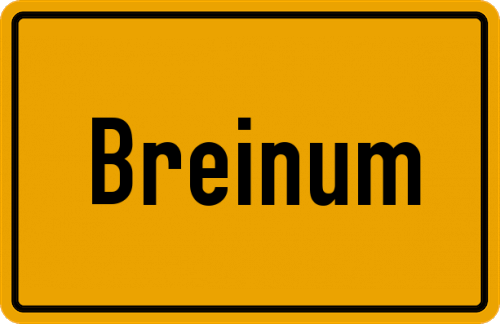 Ortsschild Breinum