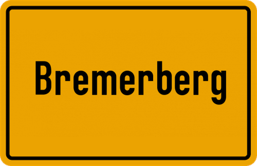 Ortsschild Bremerberg