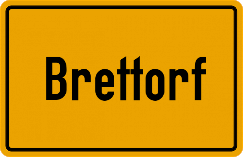 Ortsschild Brettorf