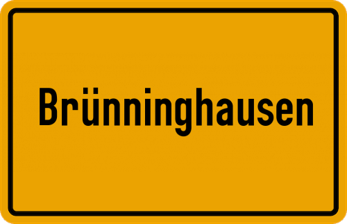 Ortsschild Brünninghausen