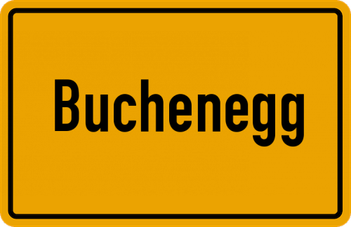 Ortsschild Buchenegg