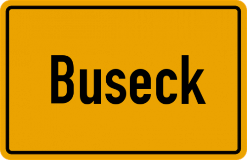 Ortsschild Buseck