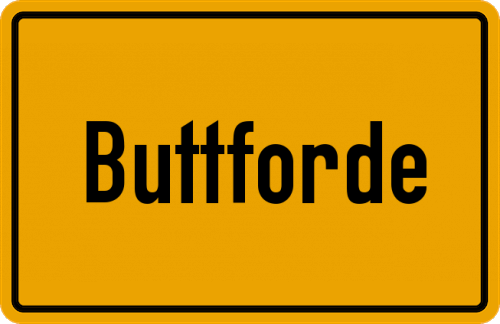 Ortsschild Buttforde