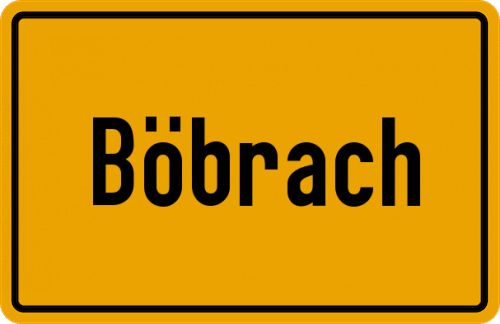 Ortsschild Böbrach, Arberregion