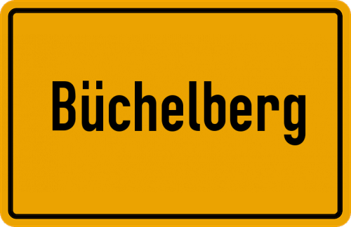 Ortsschild Büchelberg, Pfalz