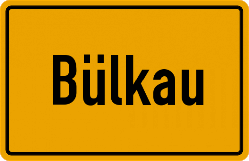 Ortsschild Bülkau