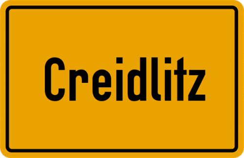 Ortsschild Creidlitz