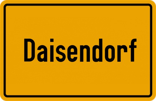 Ortsschild Daisendorf