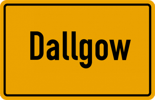 Ortsschild Dallgow
