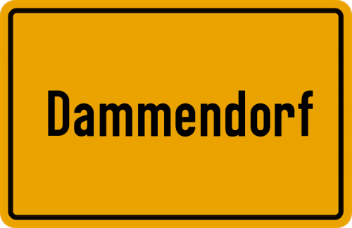 Ortsschild Dammendorf