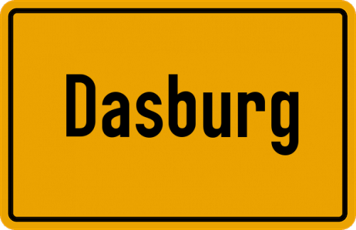 Ortsschild Dasburg, Eifel