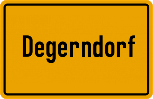 Ortsschild Degerndorf