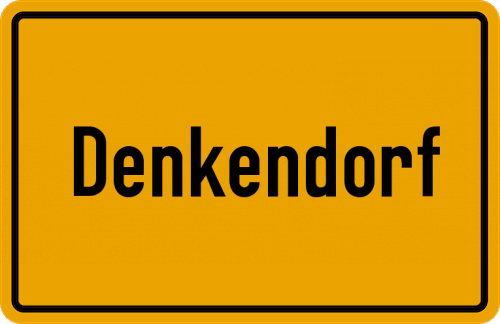 Ortsschild Denkendorf