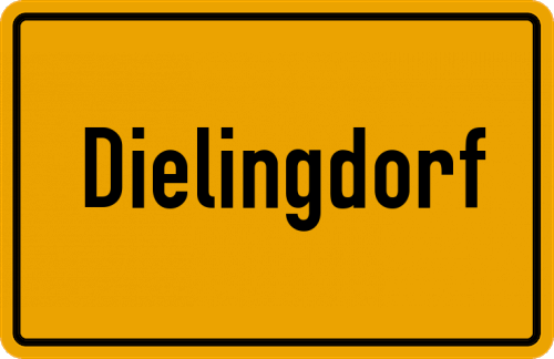 Ortsschild Dielingdorf