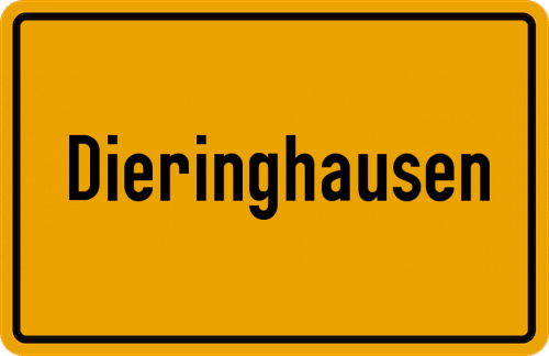 Ortsschild Dieringhausen