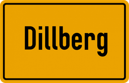 Ortsschild Dillberg