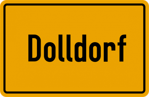 Ortsschild Dolldorf