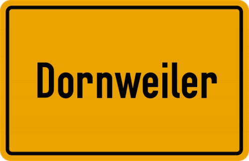 Ortsschild Dornweiler