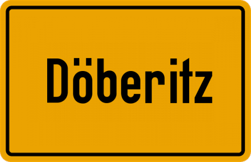 Ortsschild Döberitz
