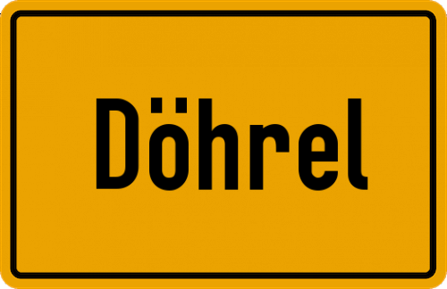 Ortsschild Döhrel