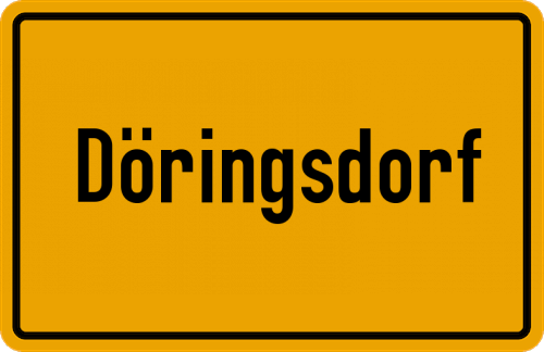 Ortsschild Döringsdorf